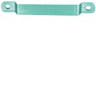 Hager - Chevalet support fer plat pour barrette laiton avec socle épais 2mm haut 12mm