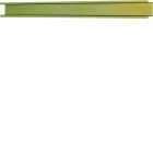 Hager - Rail Din symétrique électrozingué bichromaté prof 15mm l 35mm long 2m