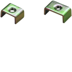 Hager - Ecrous coulissants électrozingué bichromaté pour rail A099C 1 lot de 6pcs