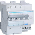 Hager - Disjoncteur différentiel 10A 3P+N 6-10kA Courbe C 30mA type AC 5 modules