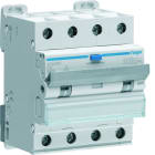 Hager - Disjoncteur différentiel 32A 4P 6kA Courbe C 30mA type A 4 modules