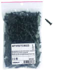 Hager - Sachet de 250 vis autoforeuses Polyamides