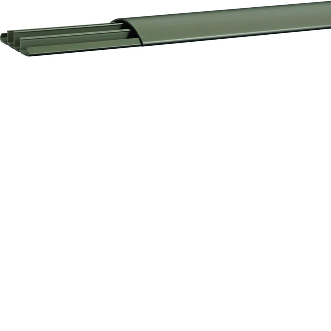 Hager - Passage de plancher 18x75mm PVC gris