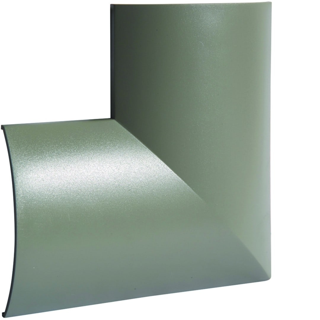 Hager - Angle plat pour AK 18x75 gris