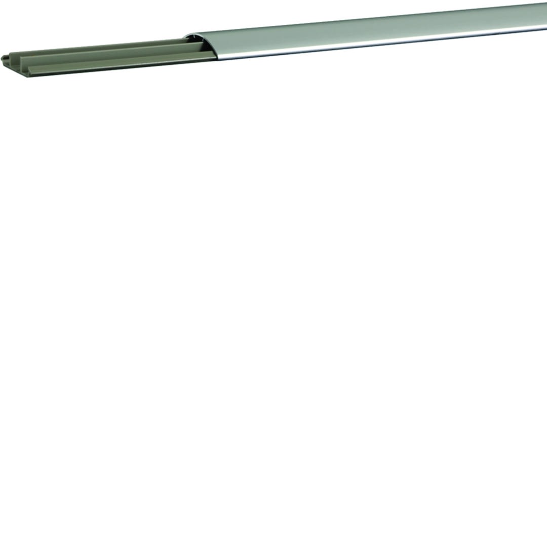Hager - Goulotte de sol PVC 12x50 aluminium