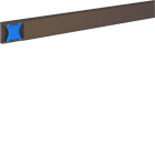 Hager - Moulure ateha 12x30mm 1 compartiment, Marron