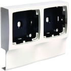 Hager - Support double appareillage Legrand pour moulure Ateha ATA12/16x30 Blanc