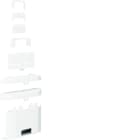 Hager - Té de dérivation pour moulure ateha 12x50mm, Blanc