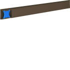 Hager - Moulure Ateha 16x30mm 1 compartiment, Marron