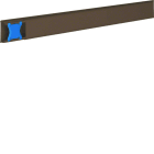 Hager - Moulure ateha 16x30mm 1 compartiment, Marron