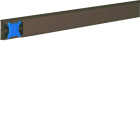 Hager - Moulure Ateha 16x30mm 2 compartiments, Marron