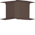 Hager - Angle Intérieur variable pour moulure ateha 16x30mm, Marron