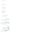 Hager - Té de Dérivation 3D pour moulure Ateha 16x30mm, Blanc