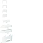 Hager - Té de Dérivation 3D pour moulure ateha 16x30mm, Blanc