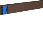 Hager - Moulure Ateha 20x50mm 3 compartiments, Marron