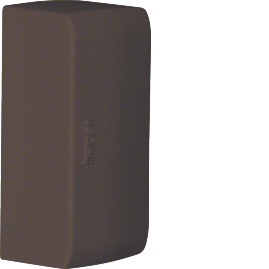 Hager - Embout pour moulure Ateha 20x50mm Marron