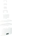 Hager - Té de dérivation pour moulure Ateha 20x50mm, Blanc