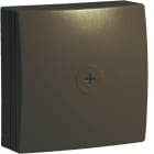Hager - Boîte de dérivation pour moulure ateha 75x75mm Marron