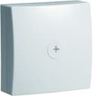Hager - Boîte de dérivation pour moulure Ateha 75x75mm Blanc