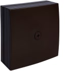 Hager - Boîte de dérivation pour moulure ateha 115x115mm Marron