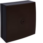 Hager - Boîte de dérivation pour moulure Ateha 115x115mm Marron