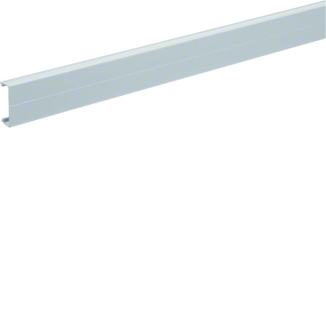 Hager - Couvercle en PVC pour goulotte de câblage BA7 30mm gris pierre