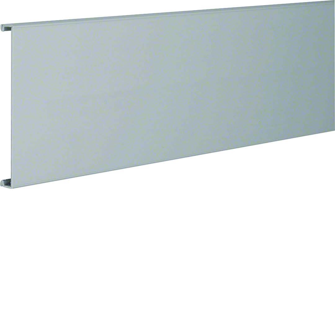 Hager - Couvercle pour goulotte BA7 - l 120mm RAL 7030 gris