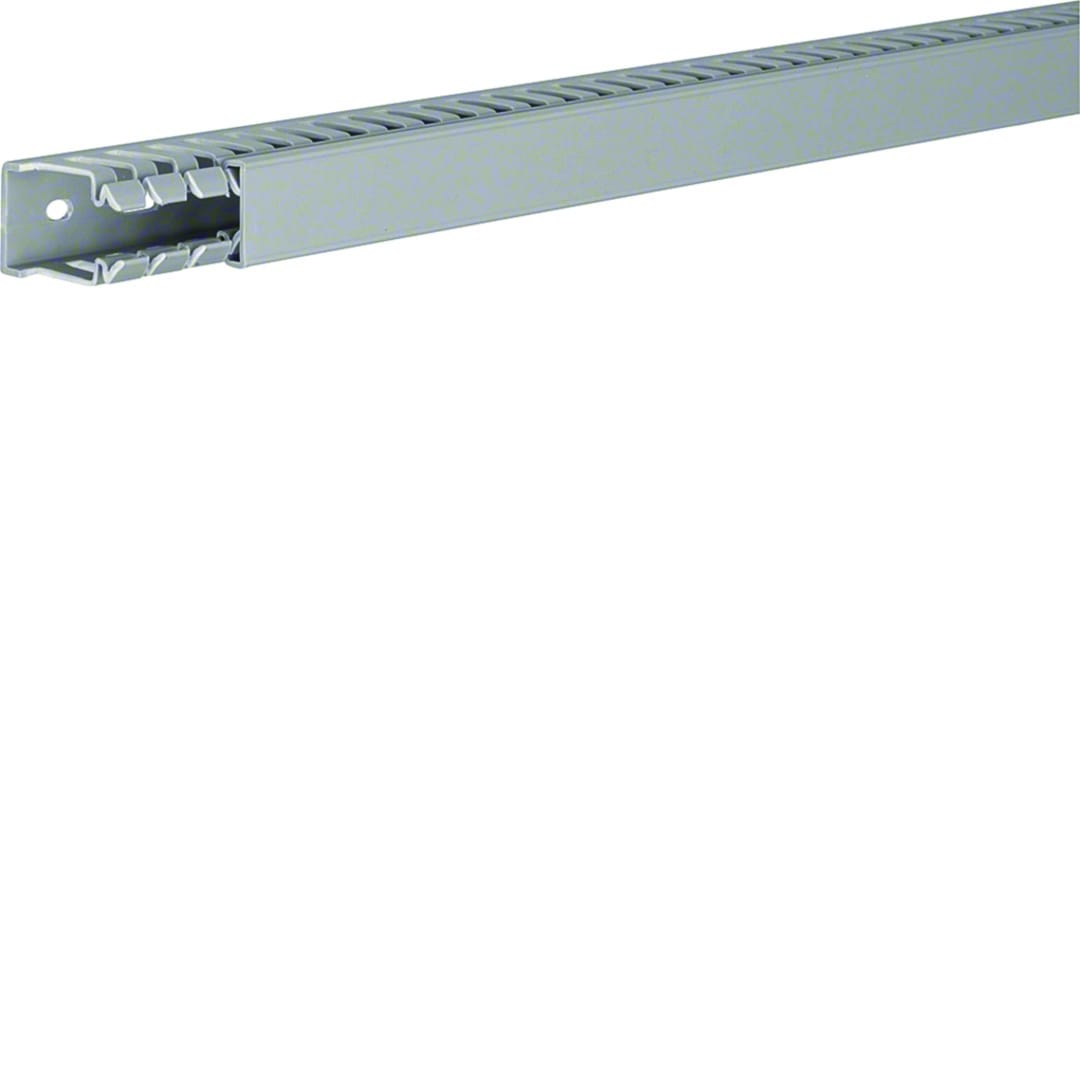Hager - Goulotte de câblage BA7 40x25mm PVC gris pierre