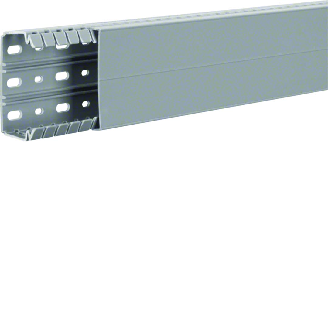 Hager - Goulotte de câblage BA7 40x80mm PVC gris pierre