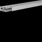 Hager - Goulotte de câblage complète BA7 prof 60mm l 25mm RAL 7030 gris