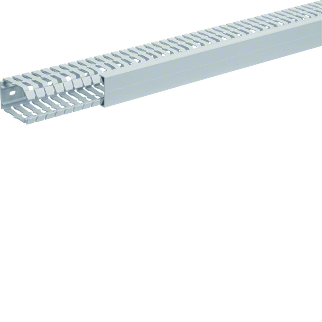 Hager - Goulotte de câblage BA7 60x40mm PVC gris pierre