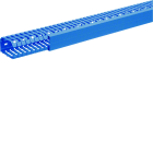 Hager - Goulotte de câblage complète BA7 prof 60mm l 40mm bleue