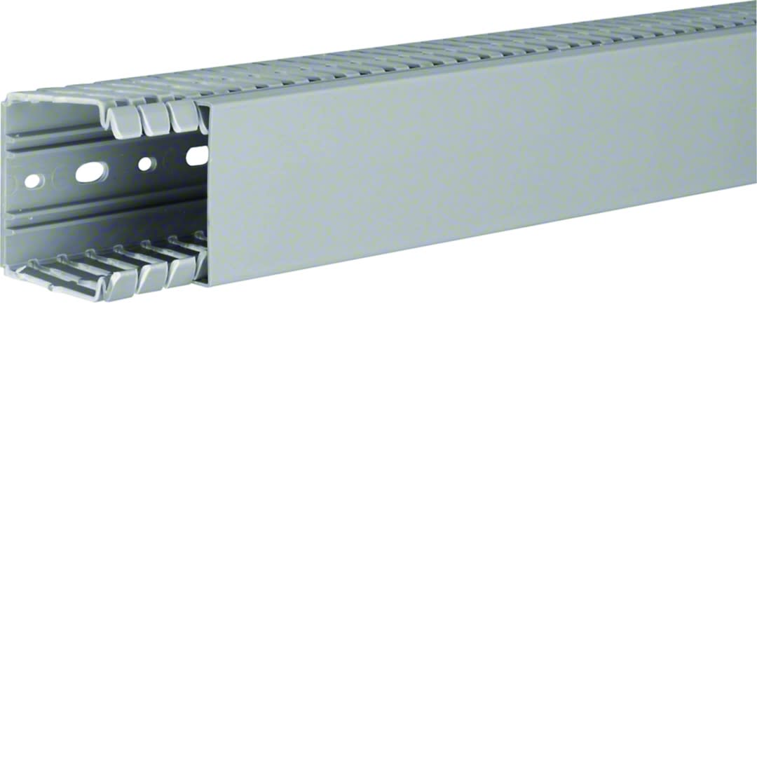 Hager - Goulotte de câblage BA7 60x60mm PVC gris pierre