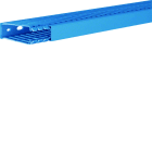 Hager - Goulotte de câblage complète BA7 prof 80mm l 25mm bleue