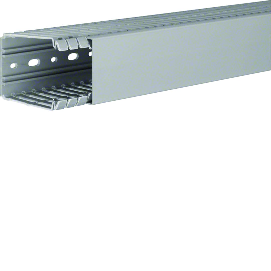 Hager - Goulotte de câblage BA7 80x60mm PVC gris pierre