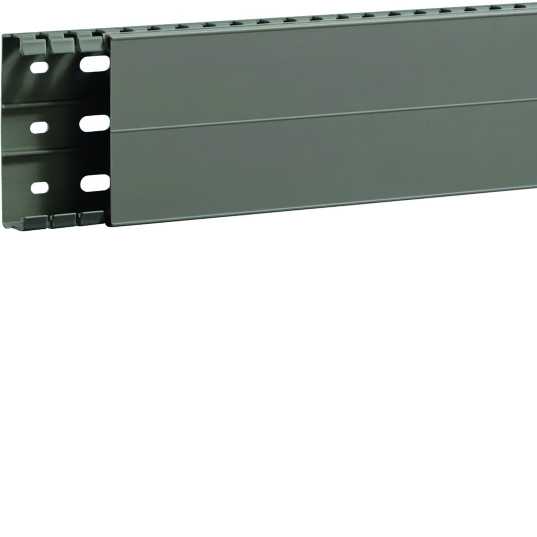 Hager - Goulotte de câblage BA7A 25x80mm PVC gris pierre