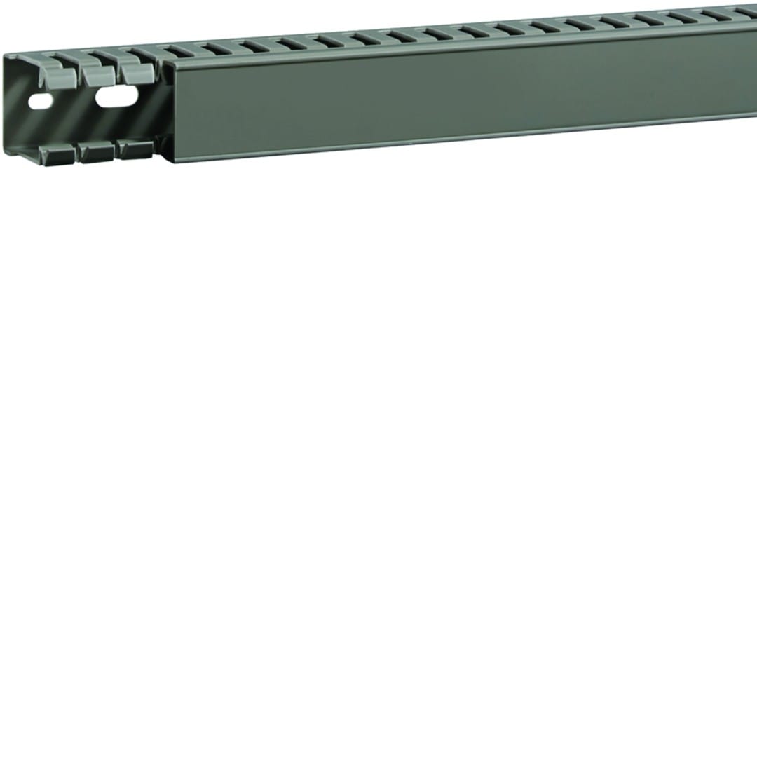 Hager - Goulotte de câblage BA7A 40x30mm PVC gris pierre