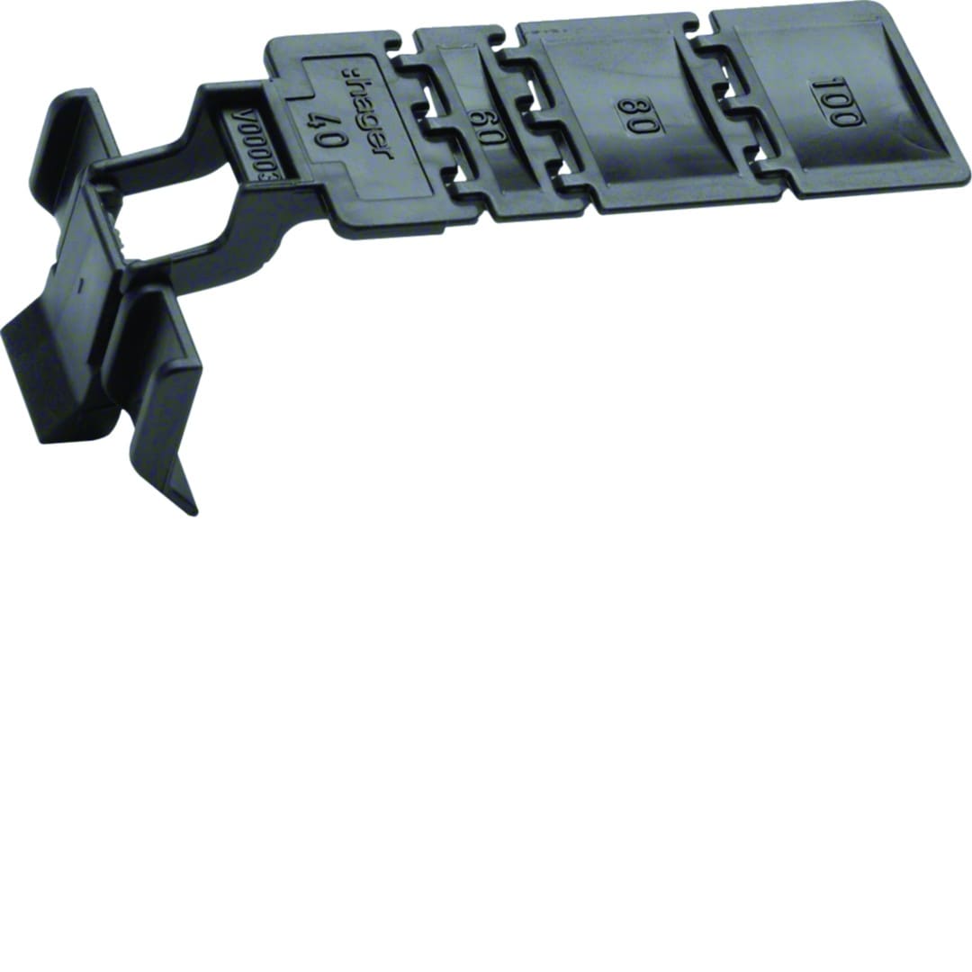 Hager - Agrafe en polystyrène goulotte de câblage BA7/HA7 à partir de la largeur 40 mm