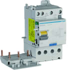 Hager - Bloc différentiel double sortie 25A 300mA 3P+N type F à bornes décalées