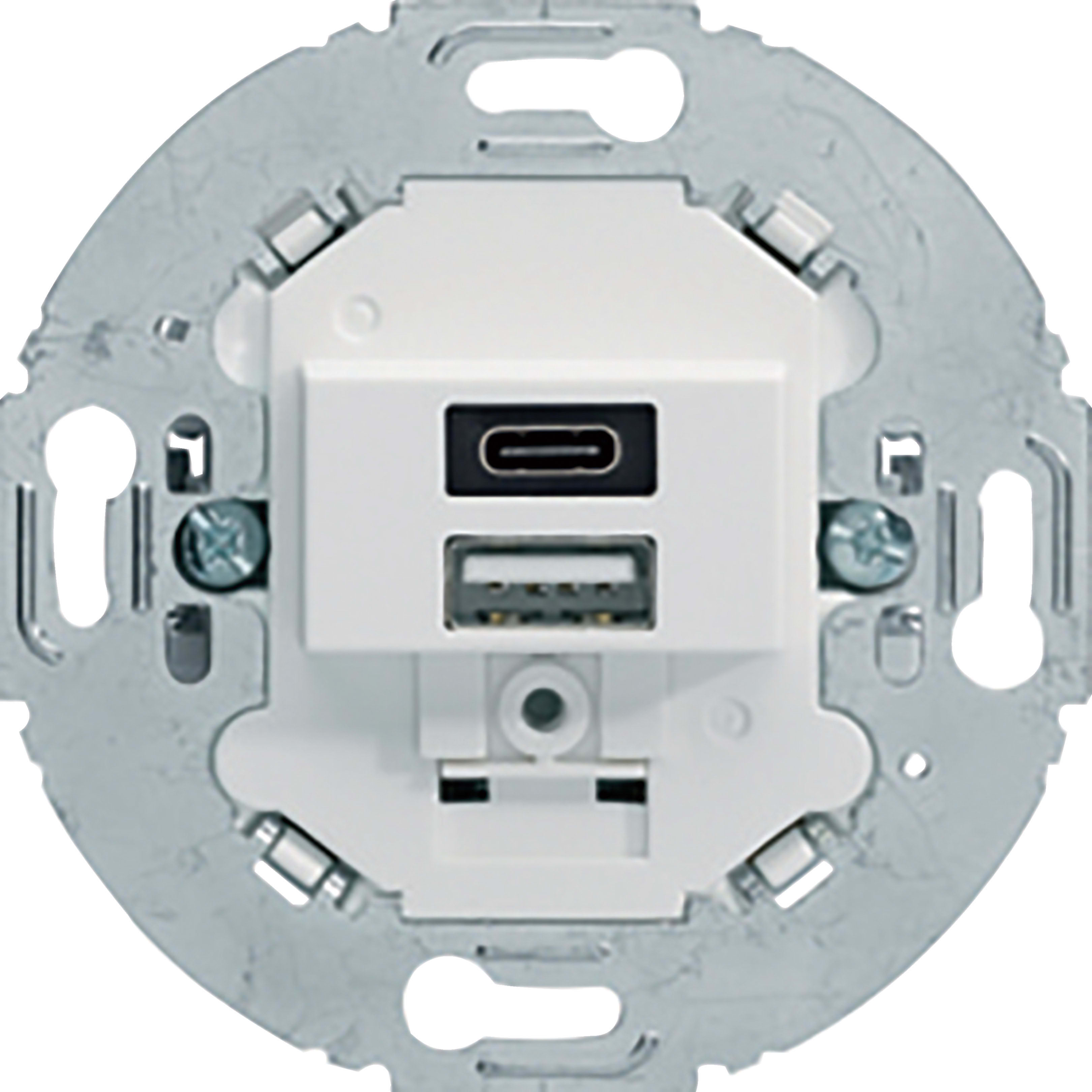 Hager - Chargeur USB A+C 1930 Alba