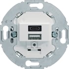 Hager - Chargeur USB A+C 1930 Alba