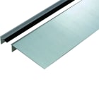 Hager - Couvercle avec brosse et LED pour goulotte sol, BKB25085