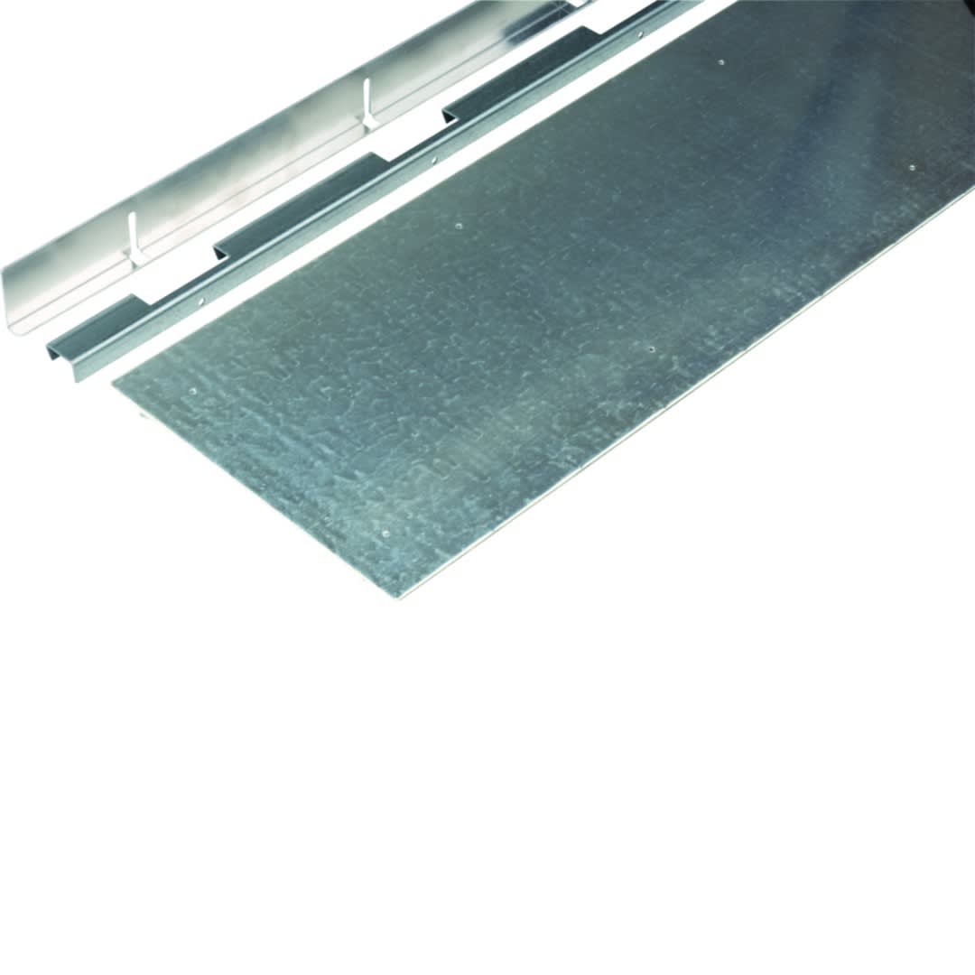 Hager - Couvercle plein fermé pour goulotte de sol affleurante BKB250851