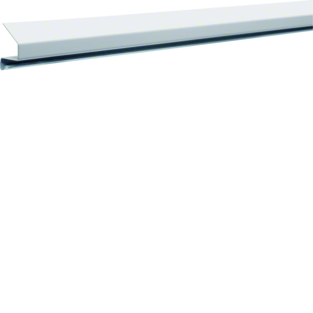 Hager - Socle latéral pour BKIS épais 12,5mm simple hauteur acier RAL 9016 Pure