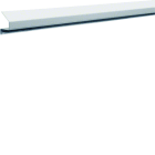 Hager - Socle latéral pour BKIS épais 12,5mm simple hauteur acier RAL 9016 Pure