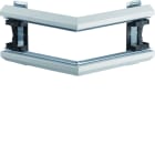 Hager - Angle extérieur pour BKIS épais 12,5mm simple hauteur acier RAL9016 Pure