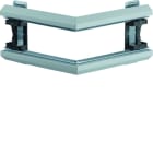 Hager - Angle extérieur pour BKIS épais 12,5mm simple hauteur acier (VERZ) zingué