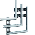 Hager - Angle Plat pour BKIS épais 12,5mm double hauteur acier RAL 9016 Pure