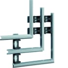 Hager - Angle Plat pour BKIS épais 12,5mm double hauteur acier (VERZ) zingué