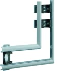 Hager - Angle Plat pour BKIS épais 12,5mm simple hauteur acier (VERZ) zingué